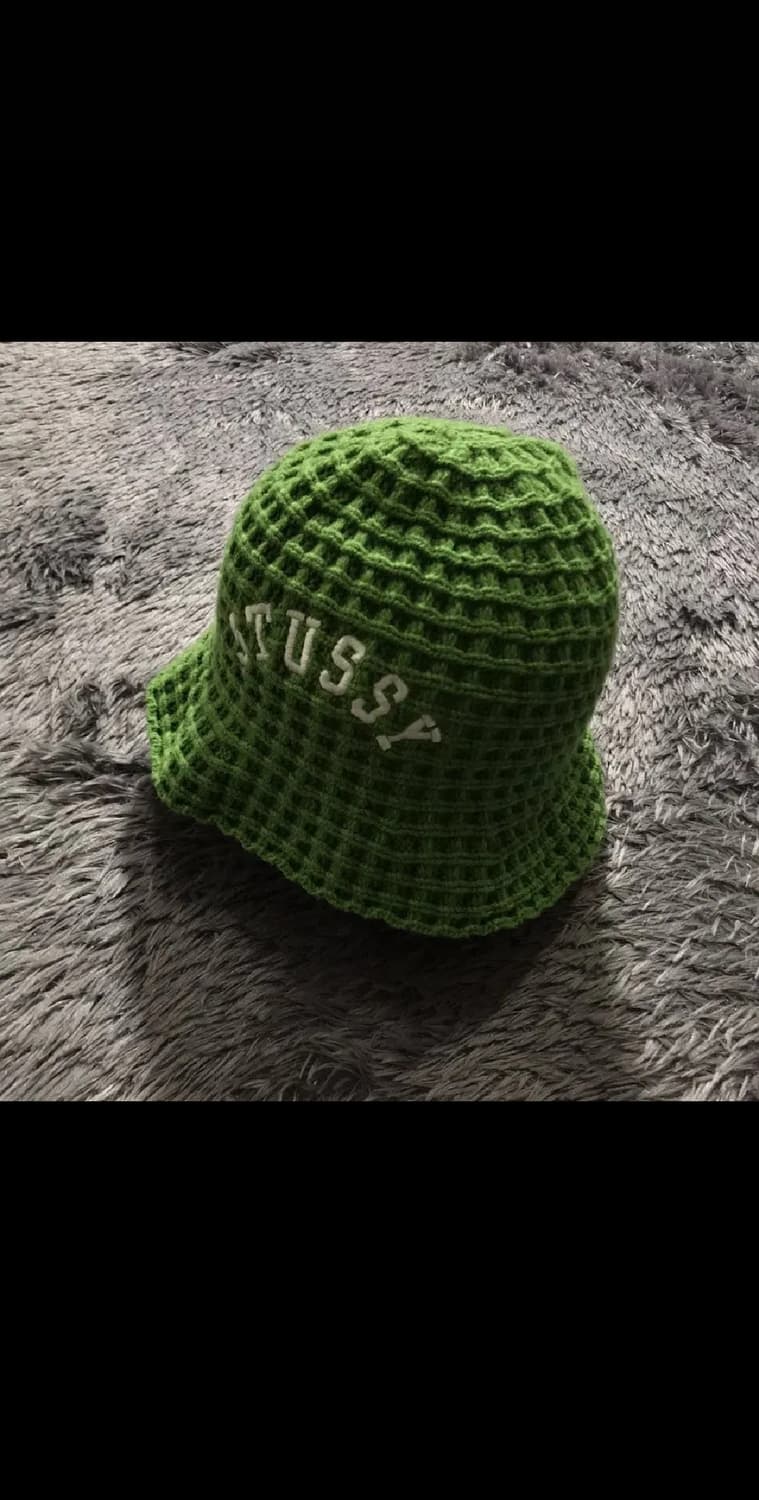 [[57cm, A급]# 스투시(STUSSY) 와플 니트 버킷햇 상품이미지2