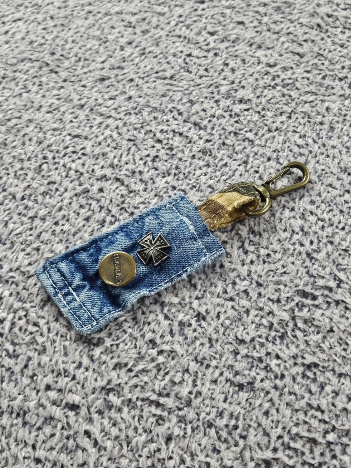 칼하트 버튼 핸드메이드 커스텀 카라비너 키링 ( OS ) / 10894 상품이미지1