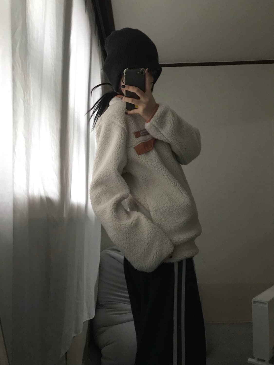 콜롬비아 아이보리 후리스 상품이미지3