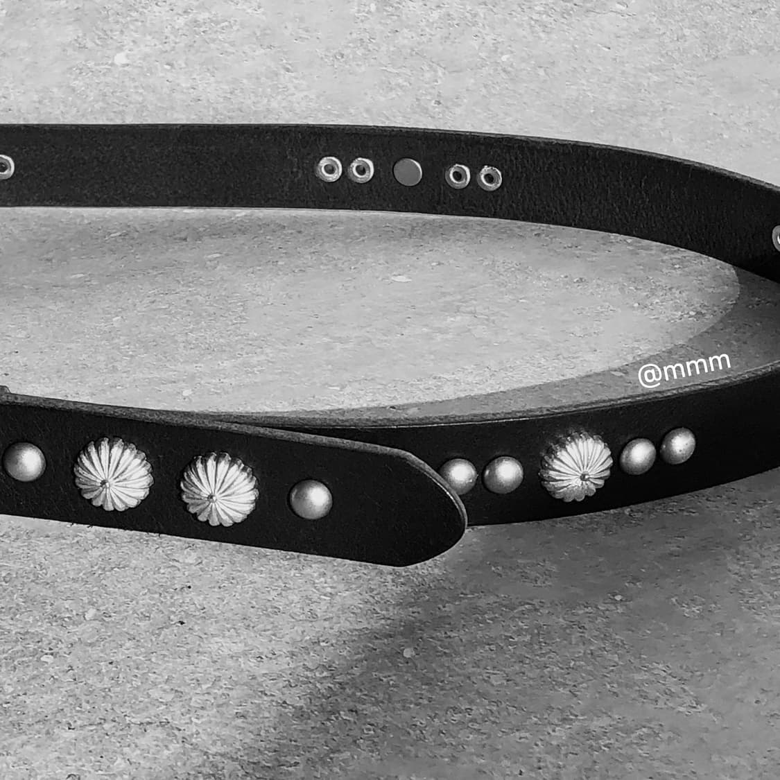 [Unisex] 찡 스터드 가죽 벨트 상품이미지8