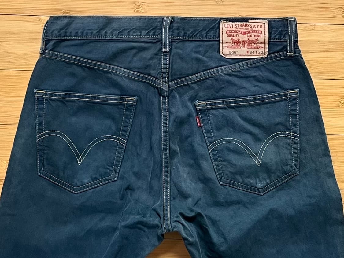 리바이스 505 데님팬츠 W34 L30 상품이미지4