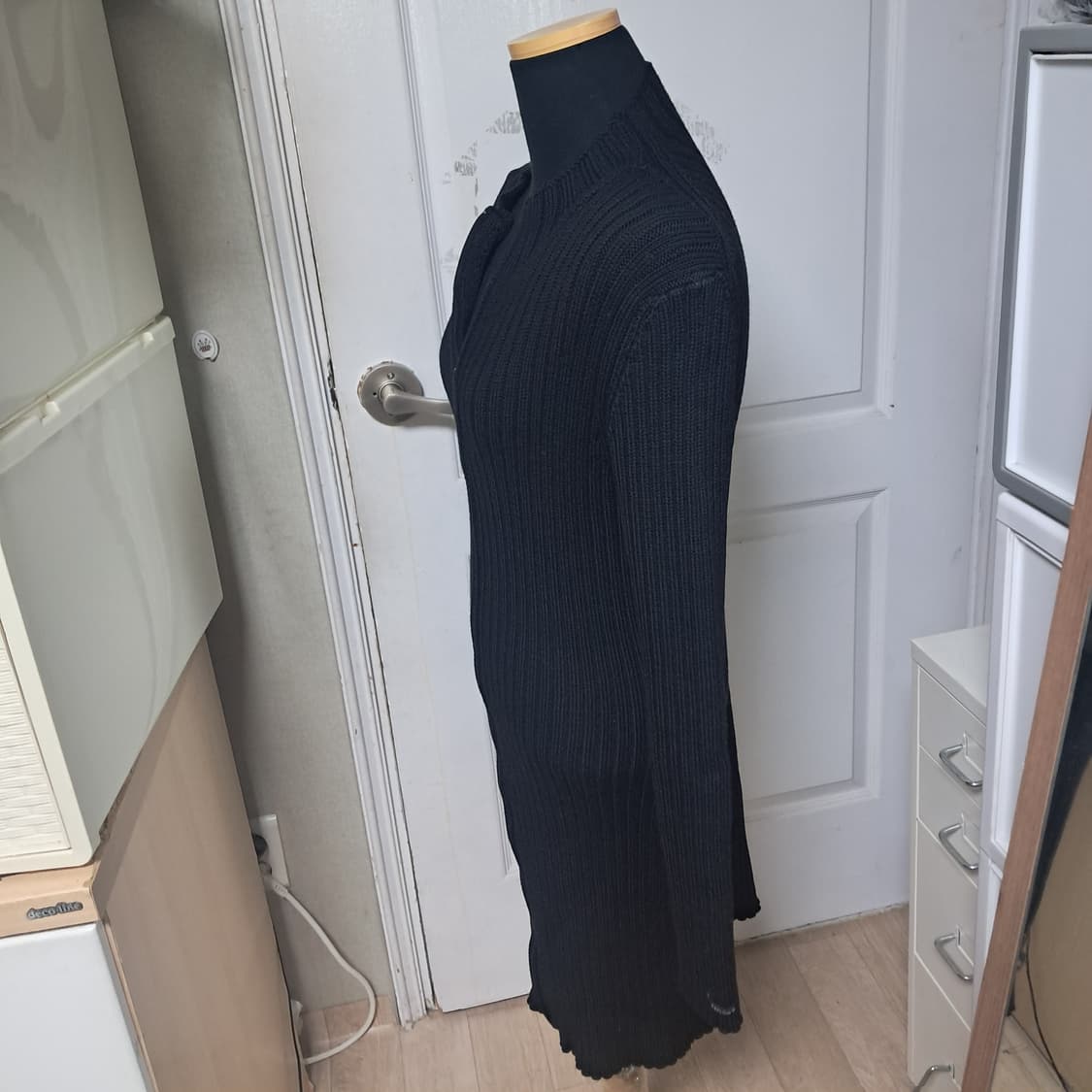 S MaxMara  S막스마라 골지 니트 가디건 겸원피스 M 상품이미지3