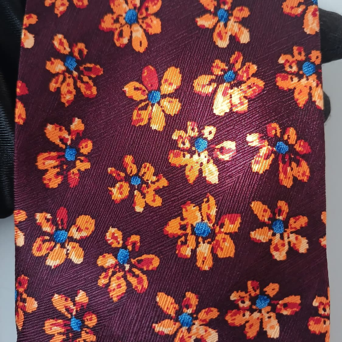 소니아 리키엘 옴므 실크 플라워 넥타이 9.2cm A+등급 A19115
 상품이미지6