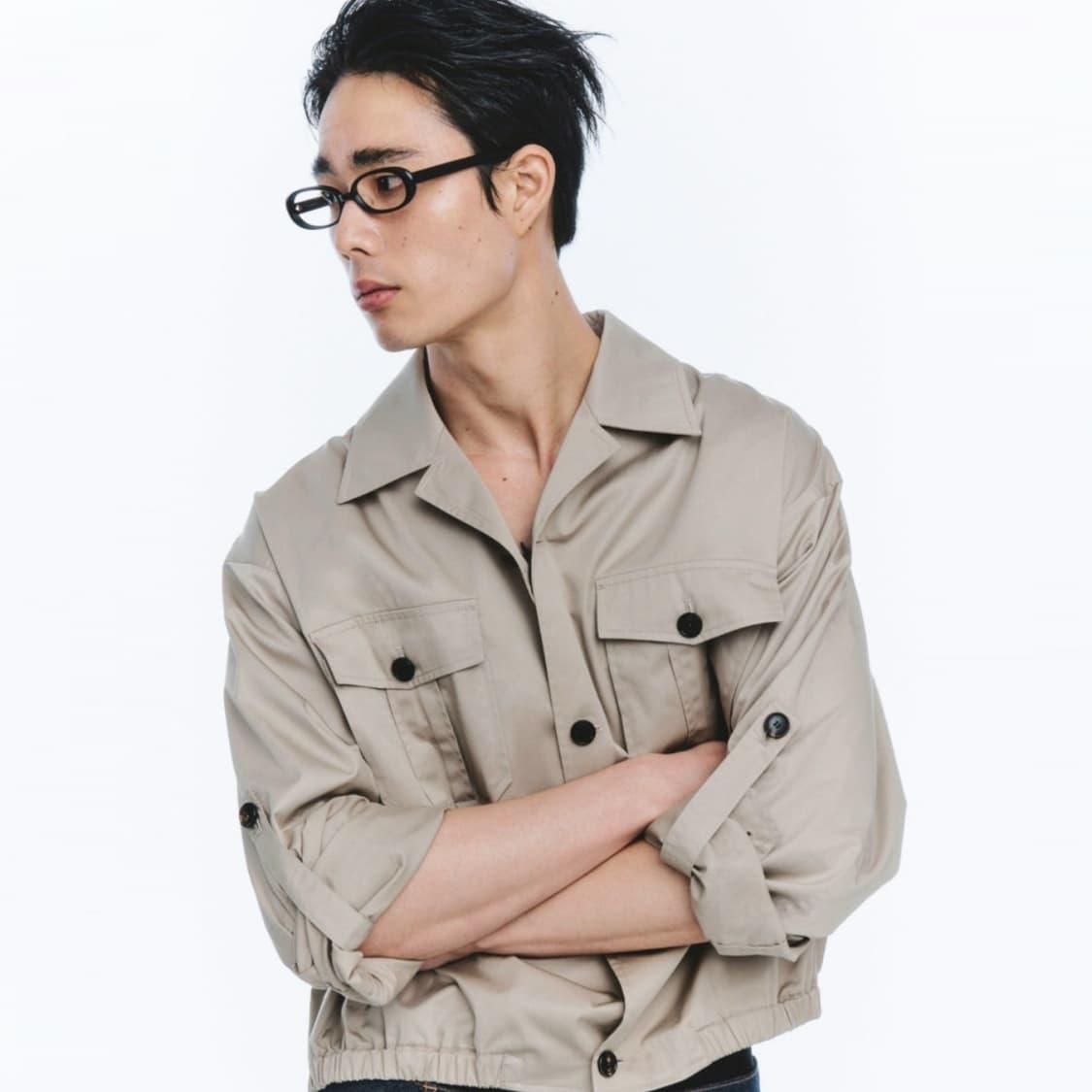 노이스(NOICE) 플랩포켓 코튼 블루종 자켓 95-100 상품이미지2