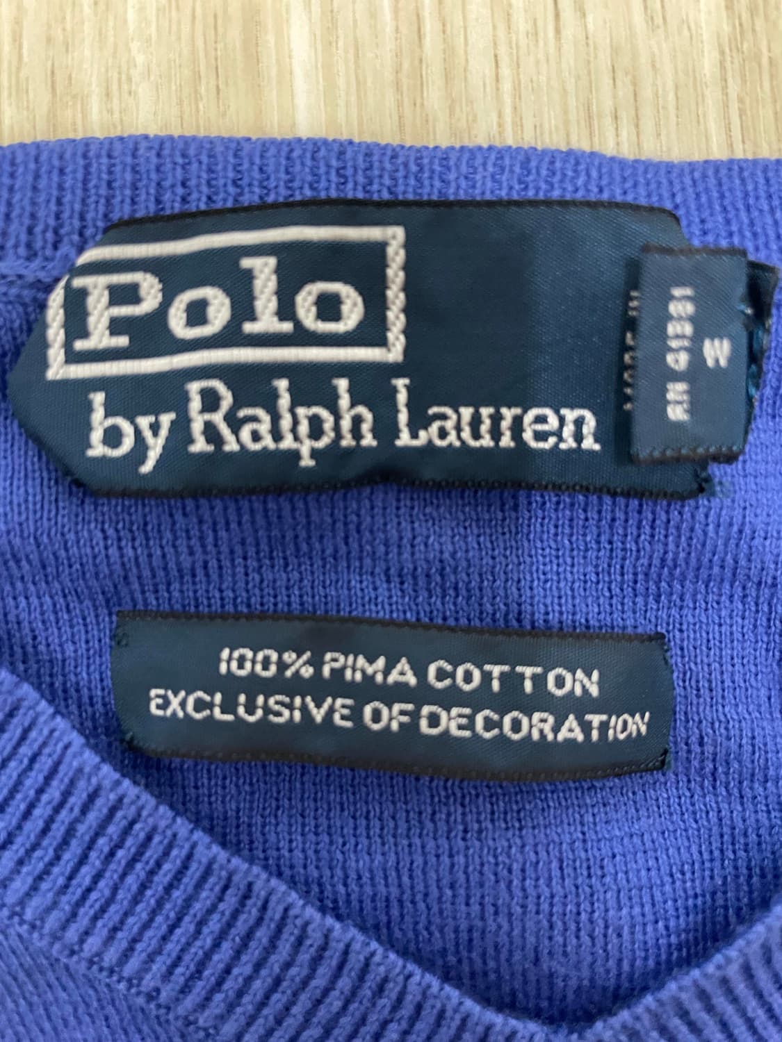 Polo - 피마코튼 니트 (M-L 추천) 상품이미지3