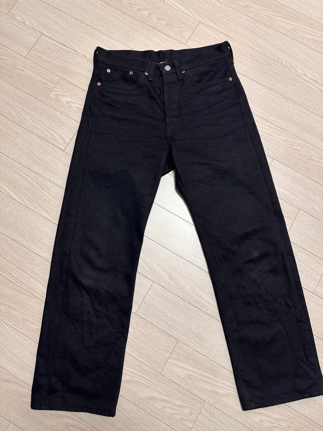 rrl 빈파포 블랙온블랙 블온블 30/30 상품이미지1