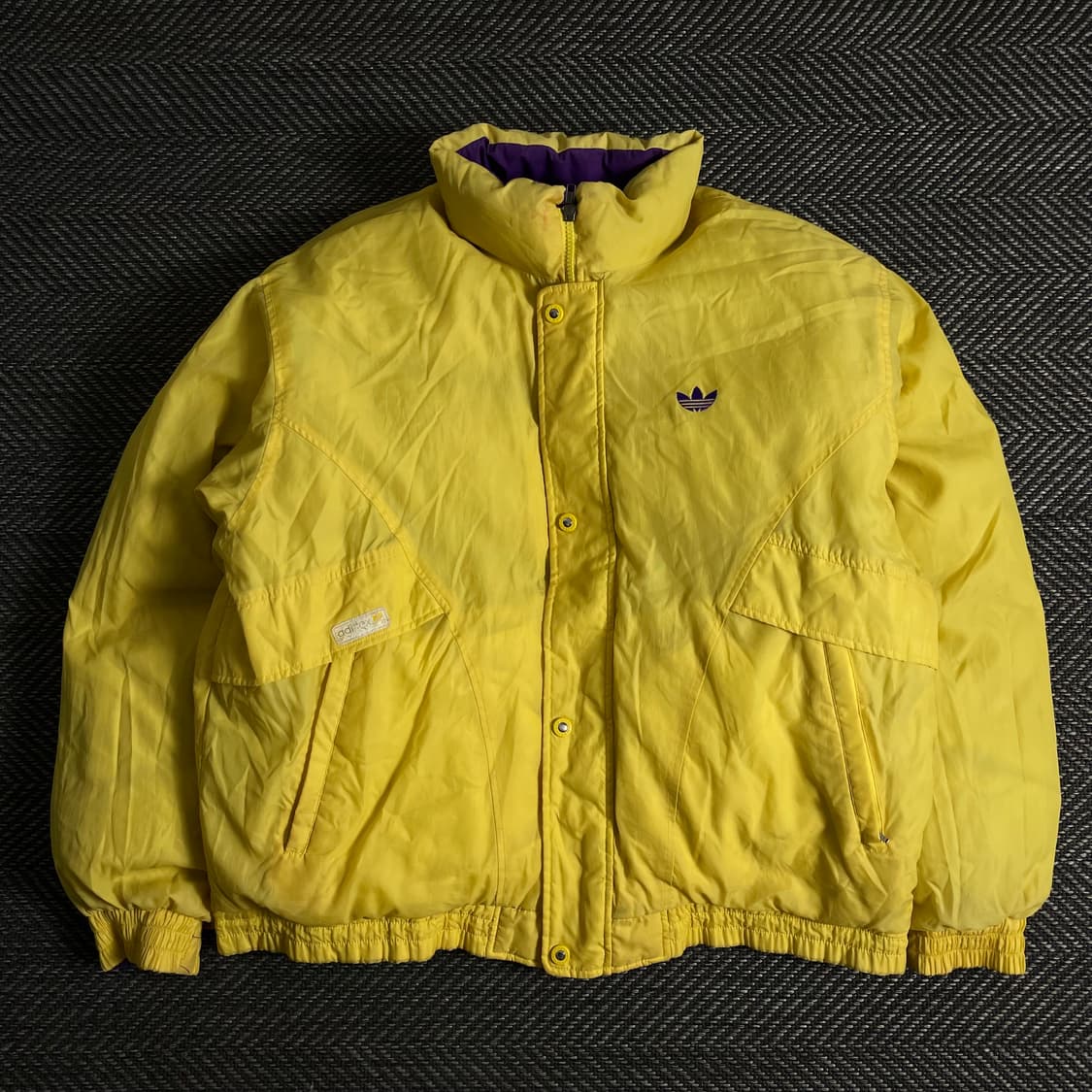 90s 아디다스 올드스쿨 양면 다운 패딩o 3255 상품이미지5