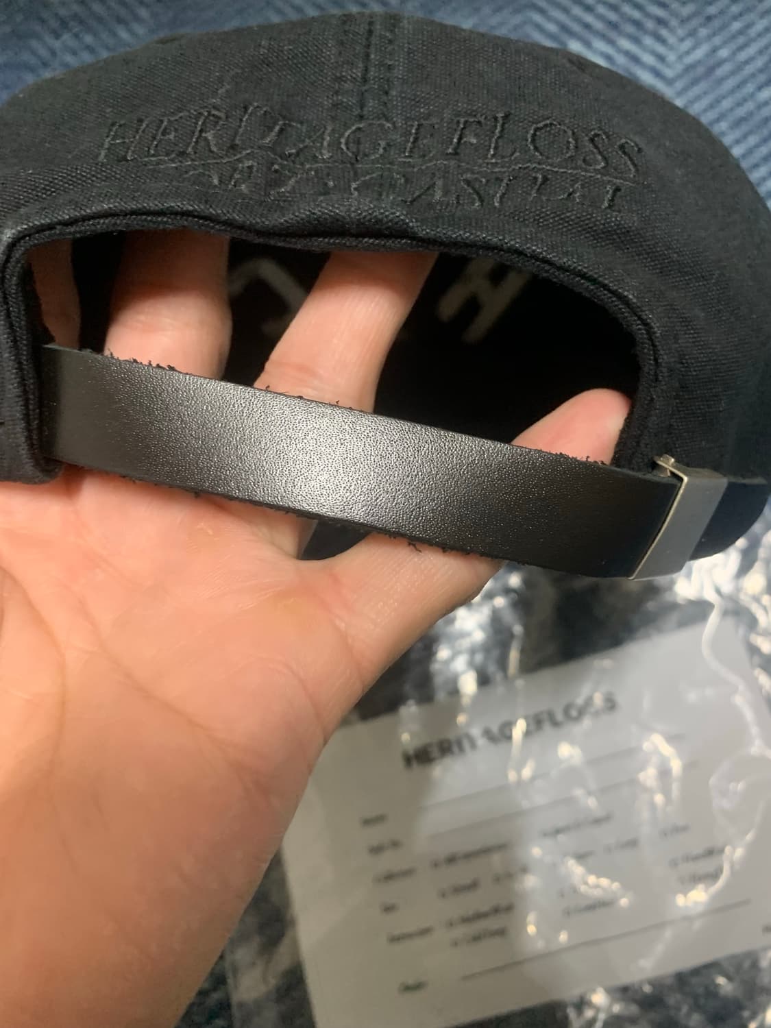 헤리티지플로스 hfc 모자 블랙 상품이미지4