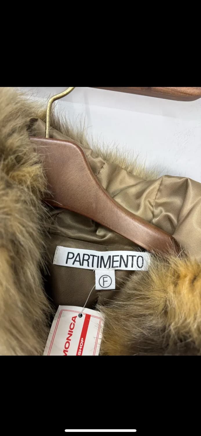 파르티멘토우먼 후디드더플 퍼 코트 믹스 브라운 H1554 상품이미지5