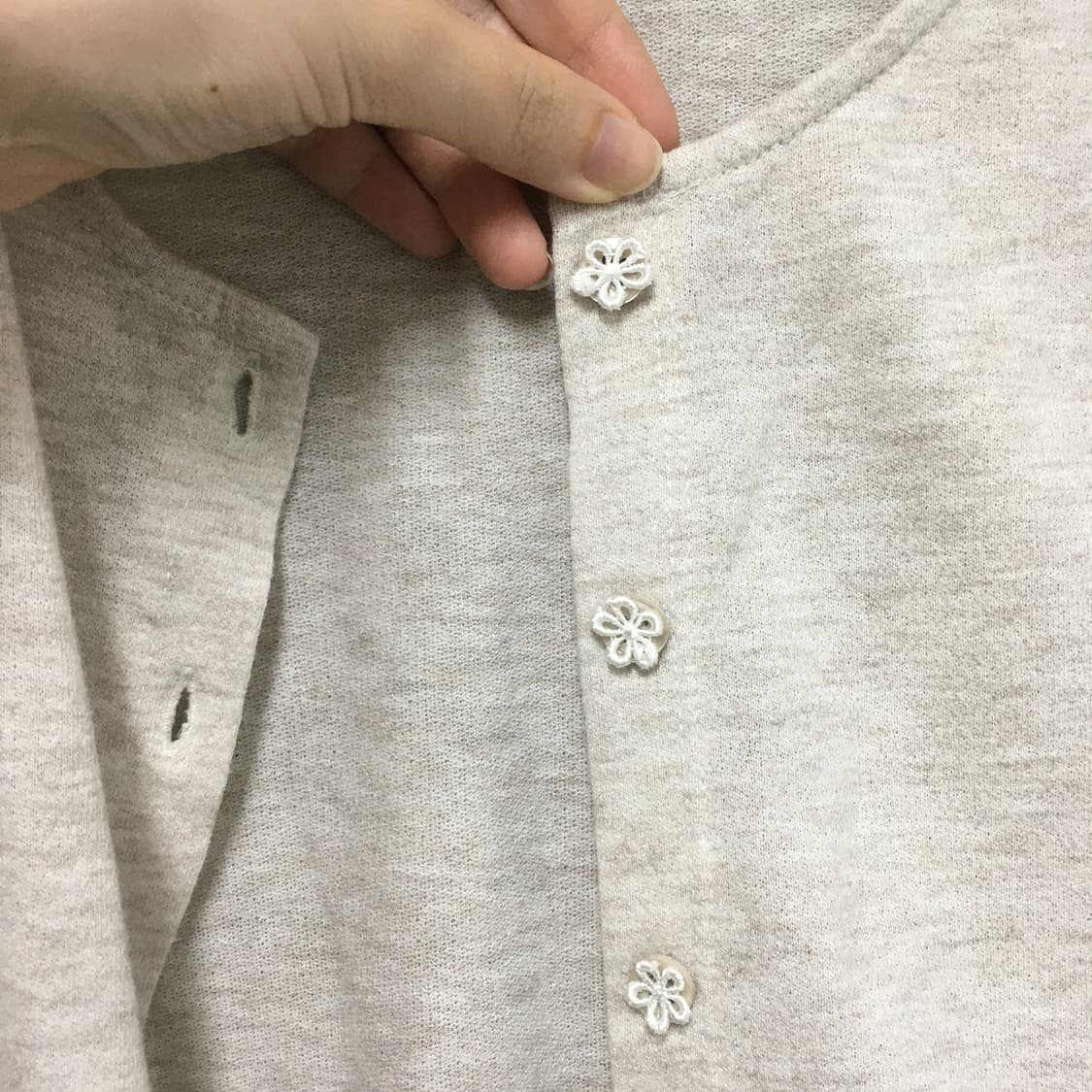 빈티지 모리걸 오트밀 가디건 상품이미지2