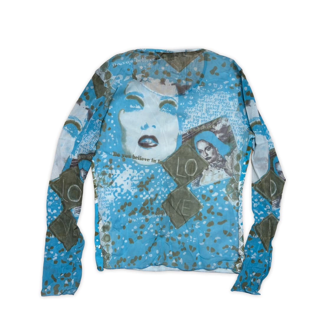 Miss Sixty 메쉬 큐빅 롱슬리브 상품이미지1