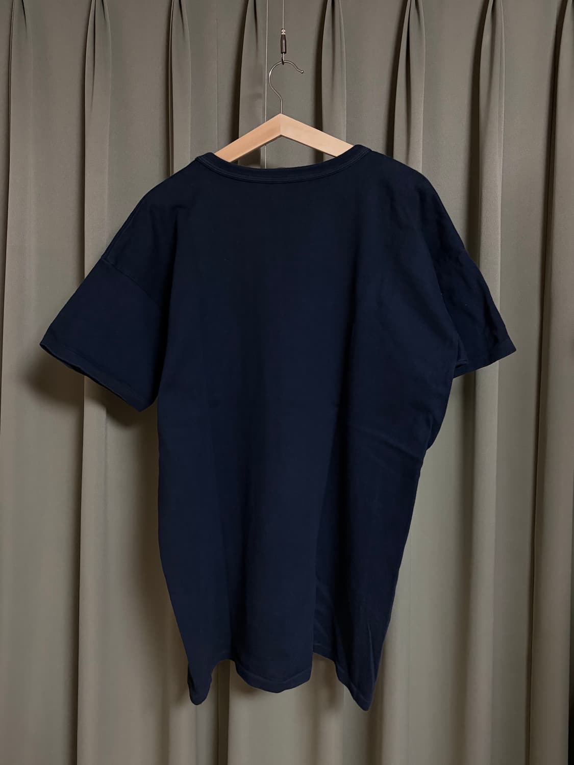 타이가 타카하시 LOT 601 티셔츠 가먼트다잉 네이비 40 상품이미지5