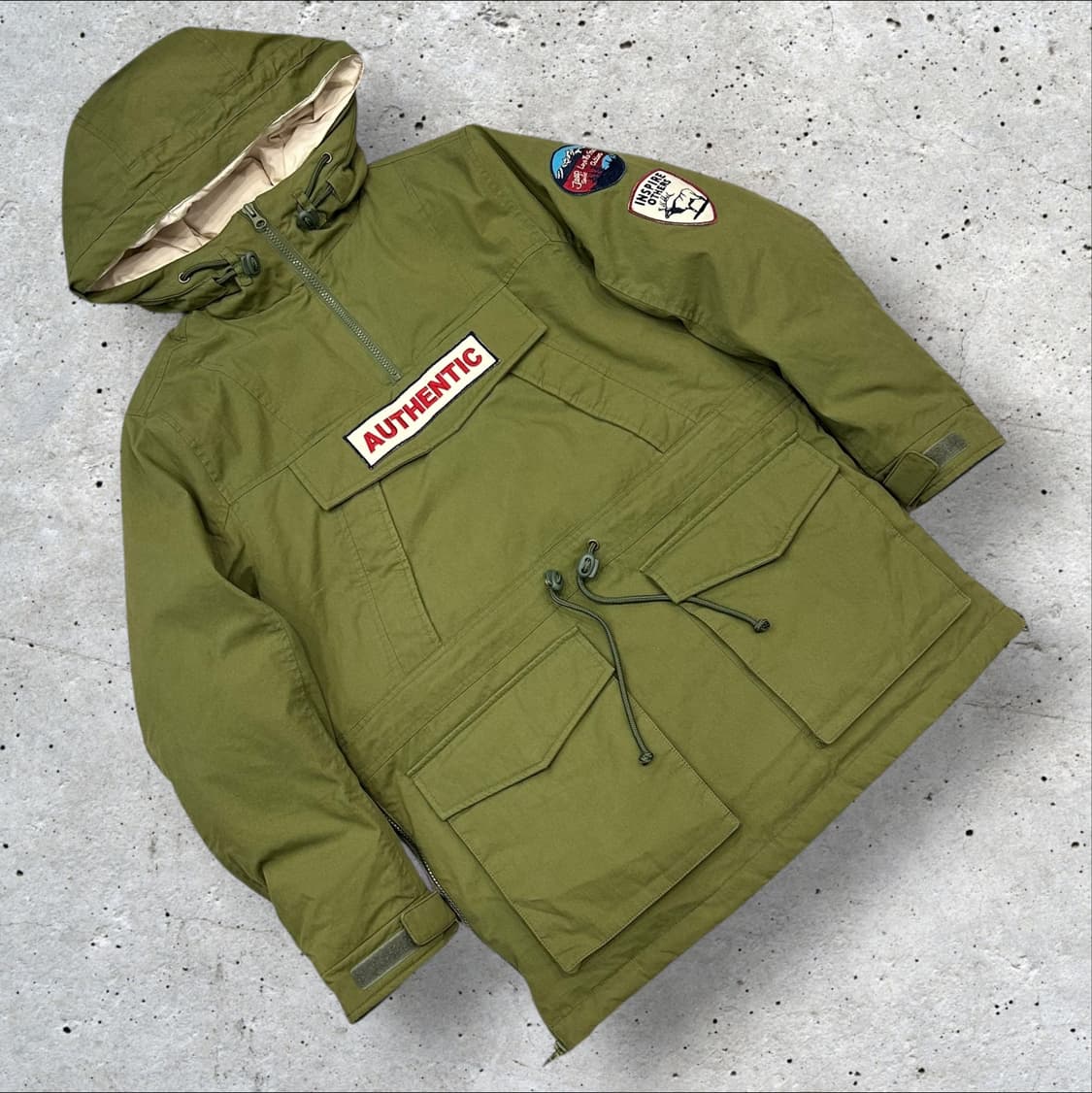 [S] Jeep 스피릿 올리브 아노락 후드 자켓 B218 상품이미지2