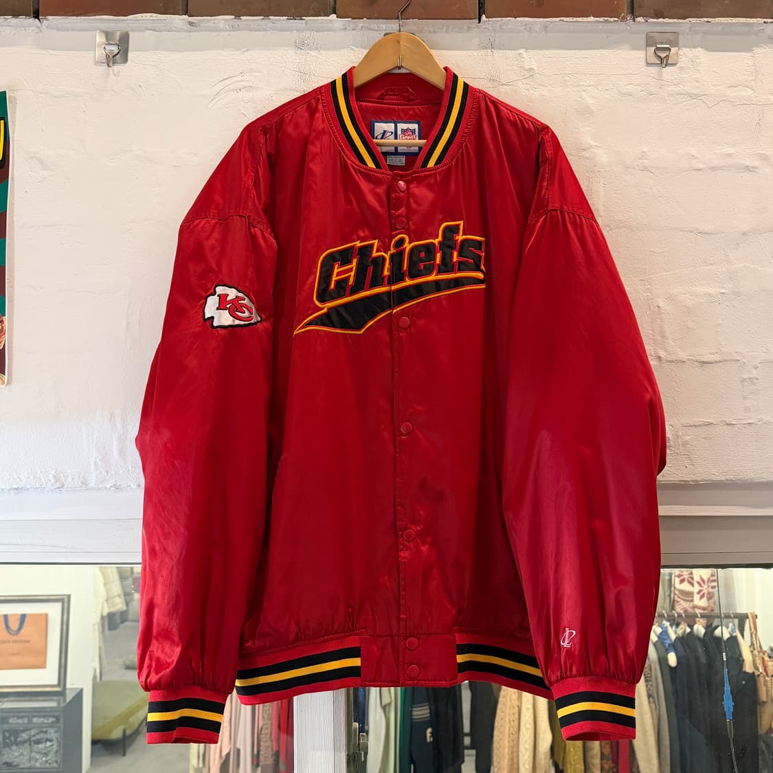 Logo Athletic 캔자스시티 치프스 NFL 바시티 자켓 XXL 상품이미지1