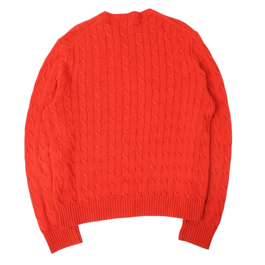 폴로 랄프로렌 오렌지 케이블 니트 스웨터 상품이미지5