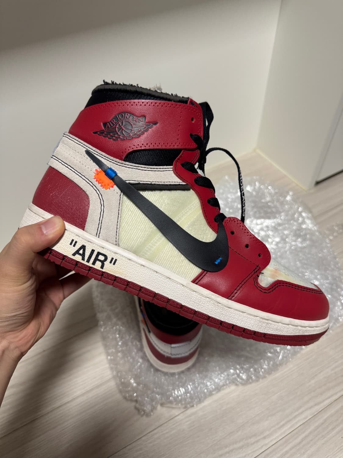 [295] 조던 1 x 오프화이트 레트로 하이 시카고 더 텐 상품이미지5