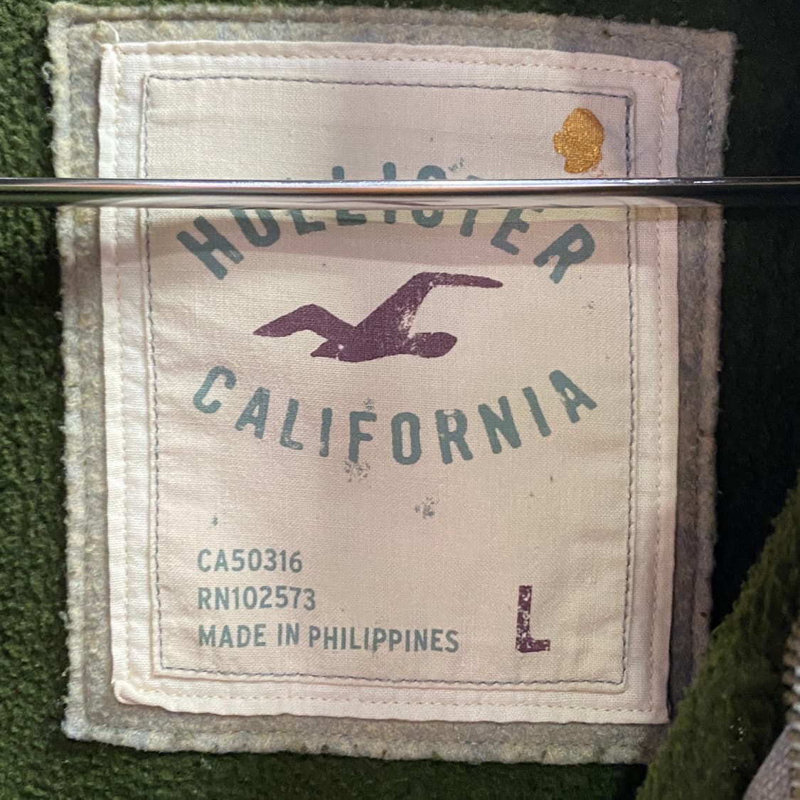 홀리스터 아치로고 1922 카키 집업 B3476 상품이미지3