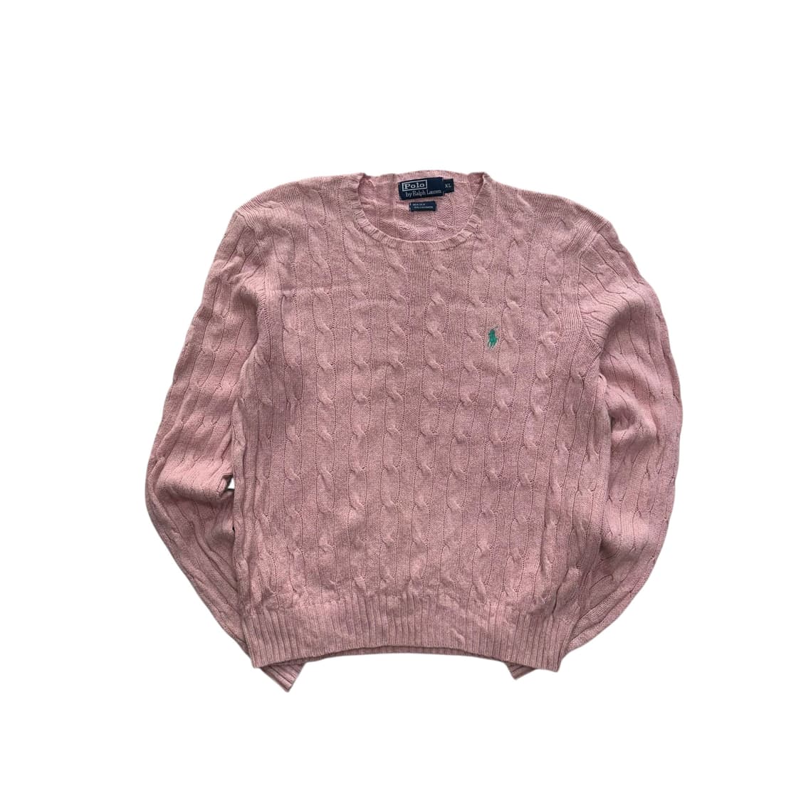 [105] 폴로 랄프로렌 캐시미어/실크 케이블 스웨터 니트 상품이미지1