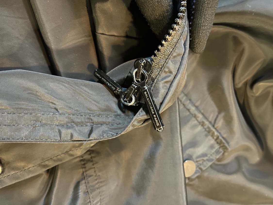 발렌시아가 블랙 야상 바람막이 상품이미지8