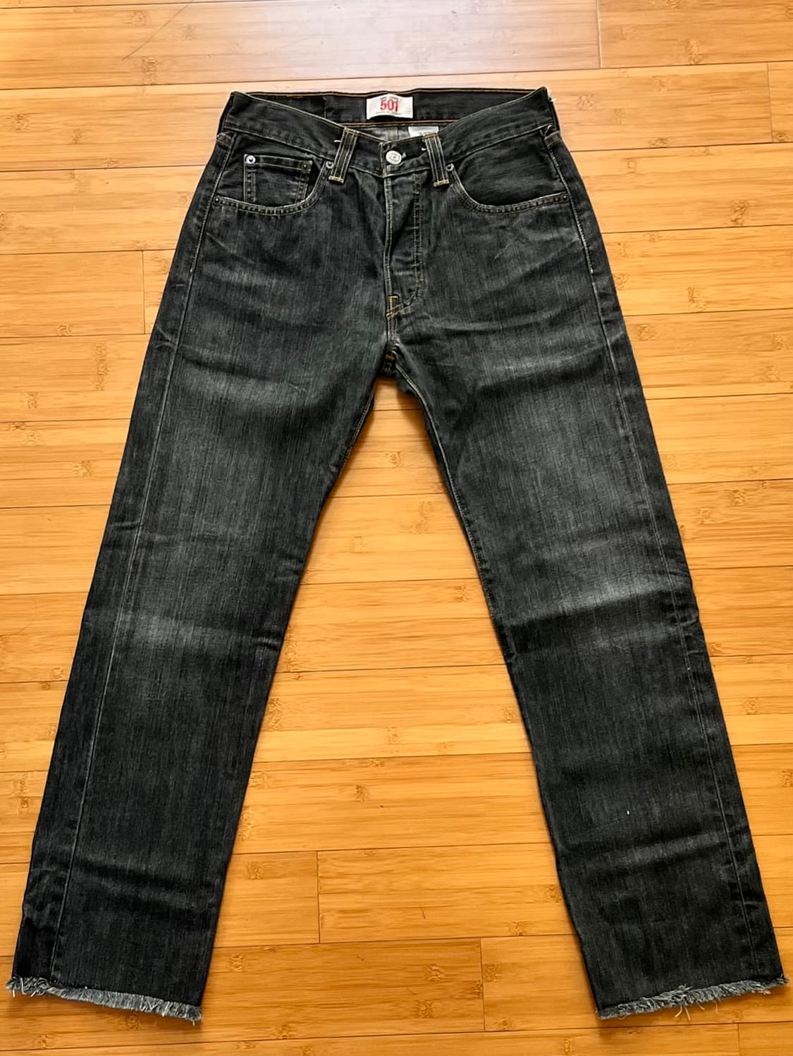 리바이스 501 블랙진 데님팬츠 W29 L32 상품이미지2