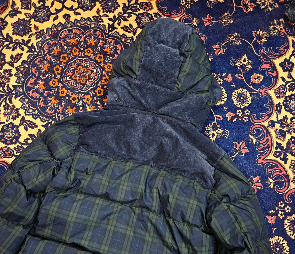 헤지스(HAZZYS) 21FW 타탄체크 빅후드 다운패딩  상품이미지5