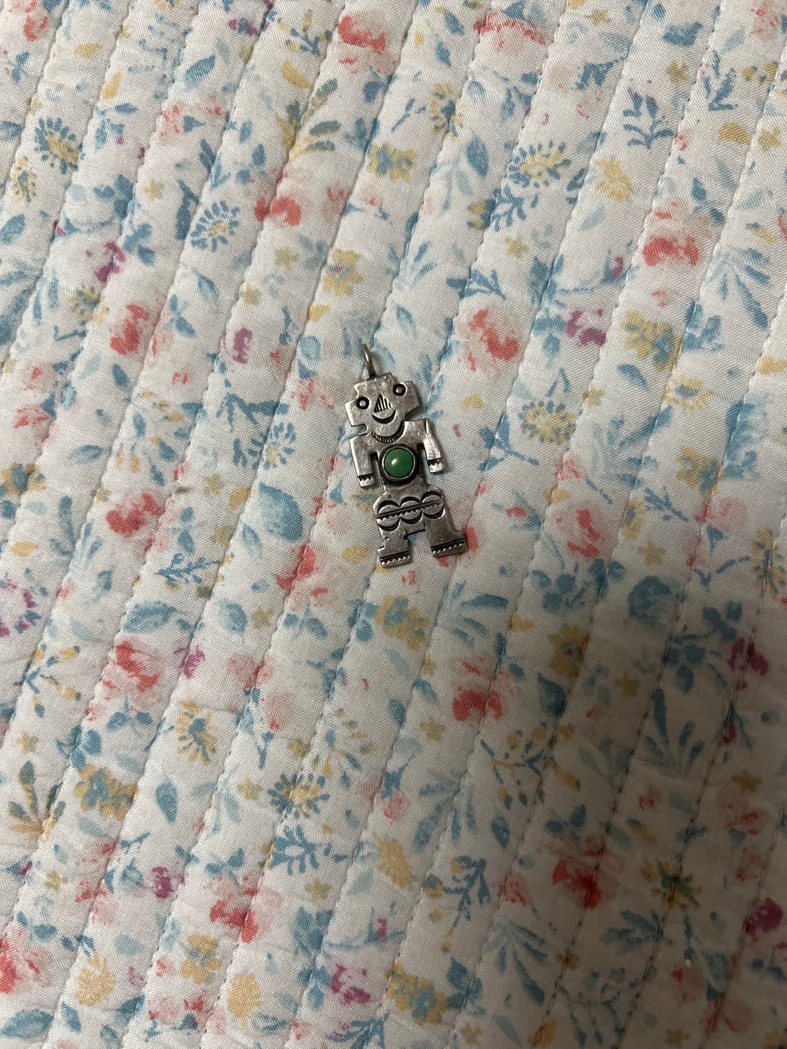 1900s 빈티지 나바호 네이티브아메리카 카치나 그린 터키석 펜던트 상품이미지2