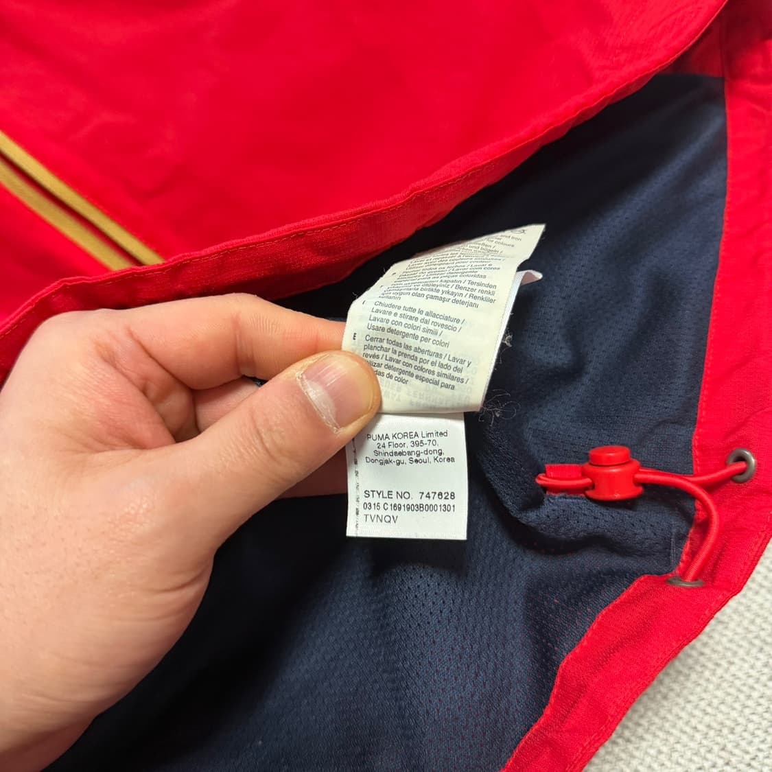 푸마 아스날 바람막이 자켓 상품이미지6