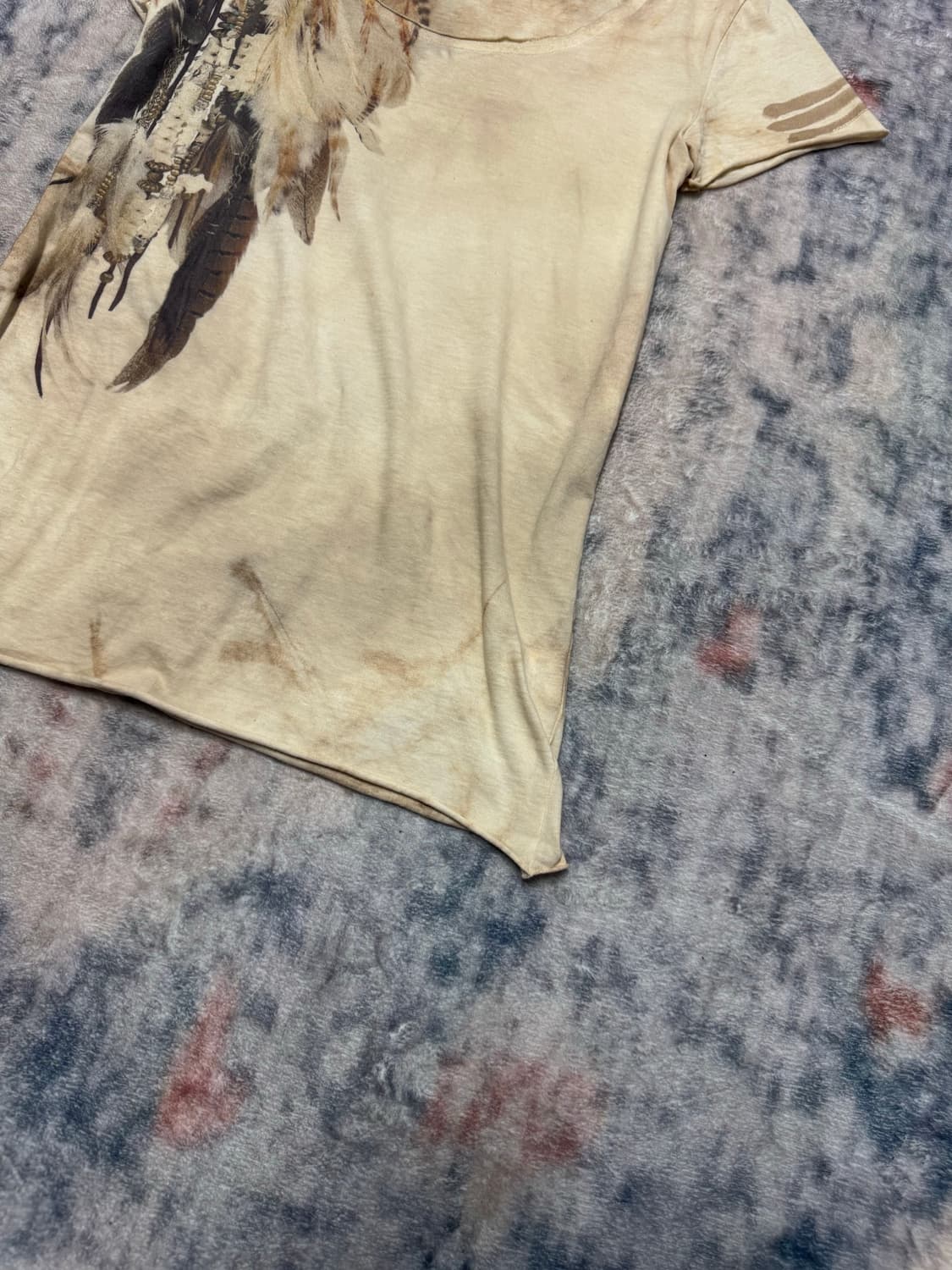 Goa 00s archive feather top 상품이미지6