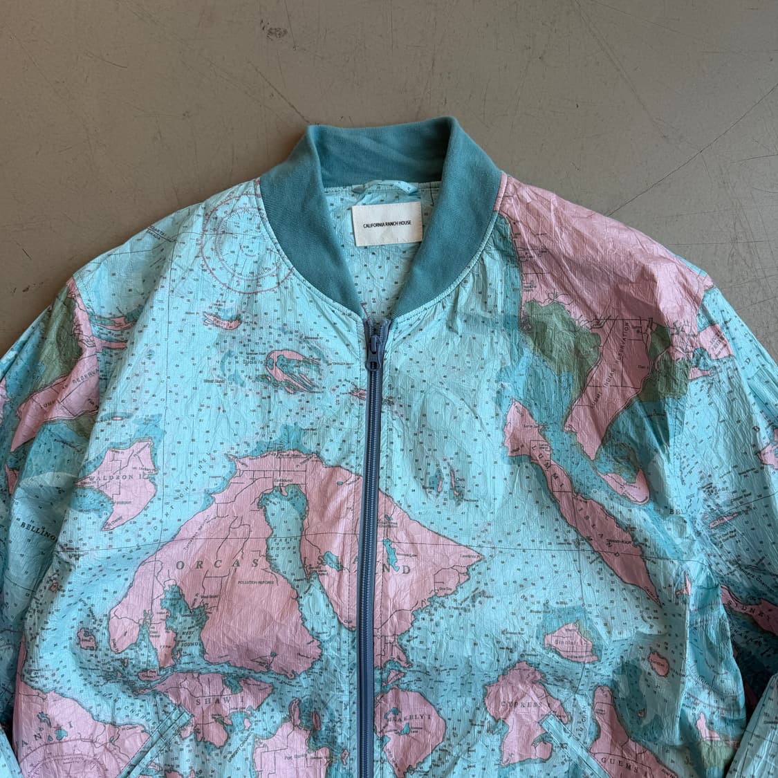 캘리포니아 랜치 하우스 월드맵 자켓 상품이미지4