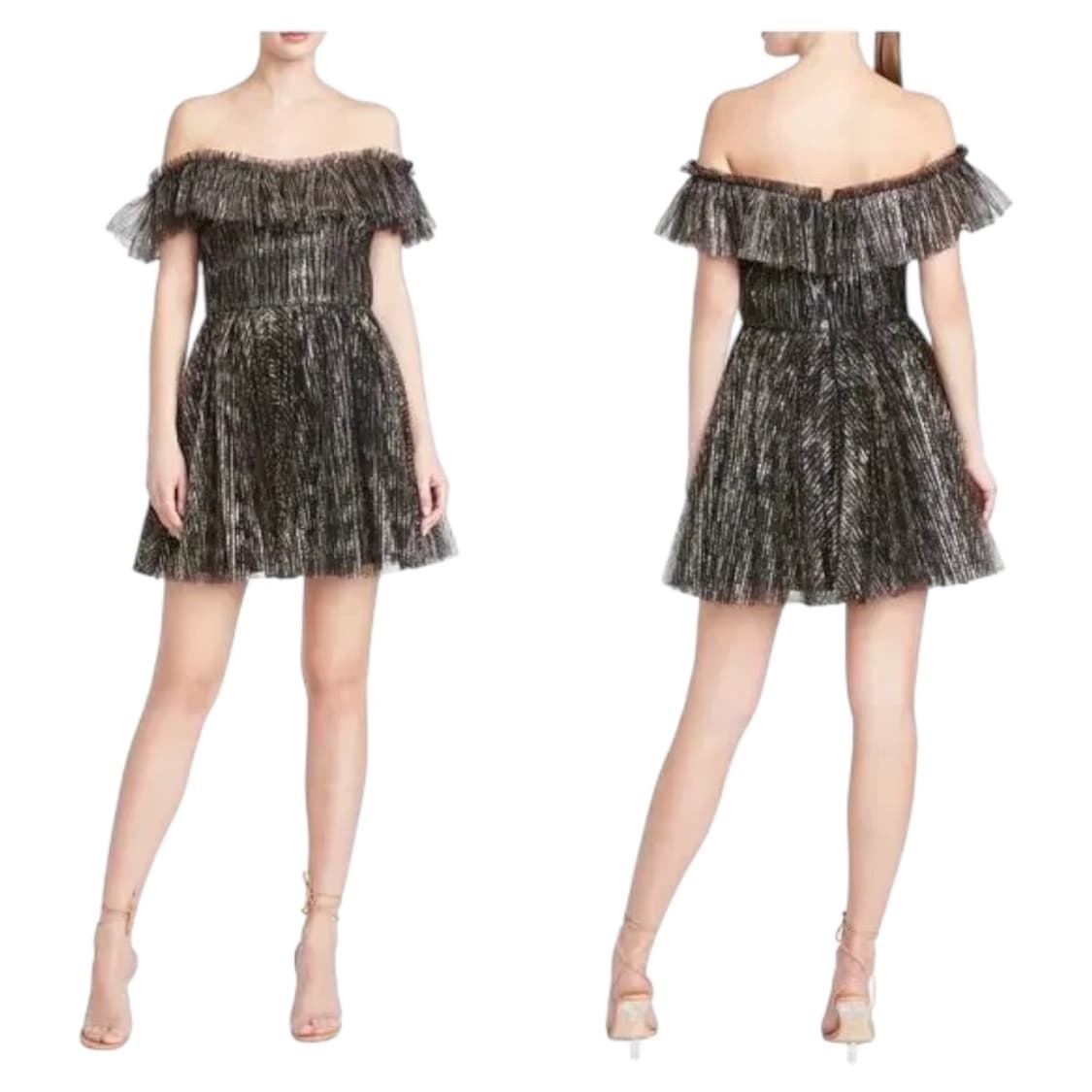 모니카 륄리에 오프숄더 튤 미니원피스 드레스 (파티/웨딩 하객) 상품이미지3