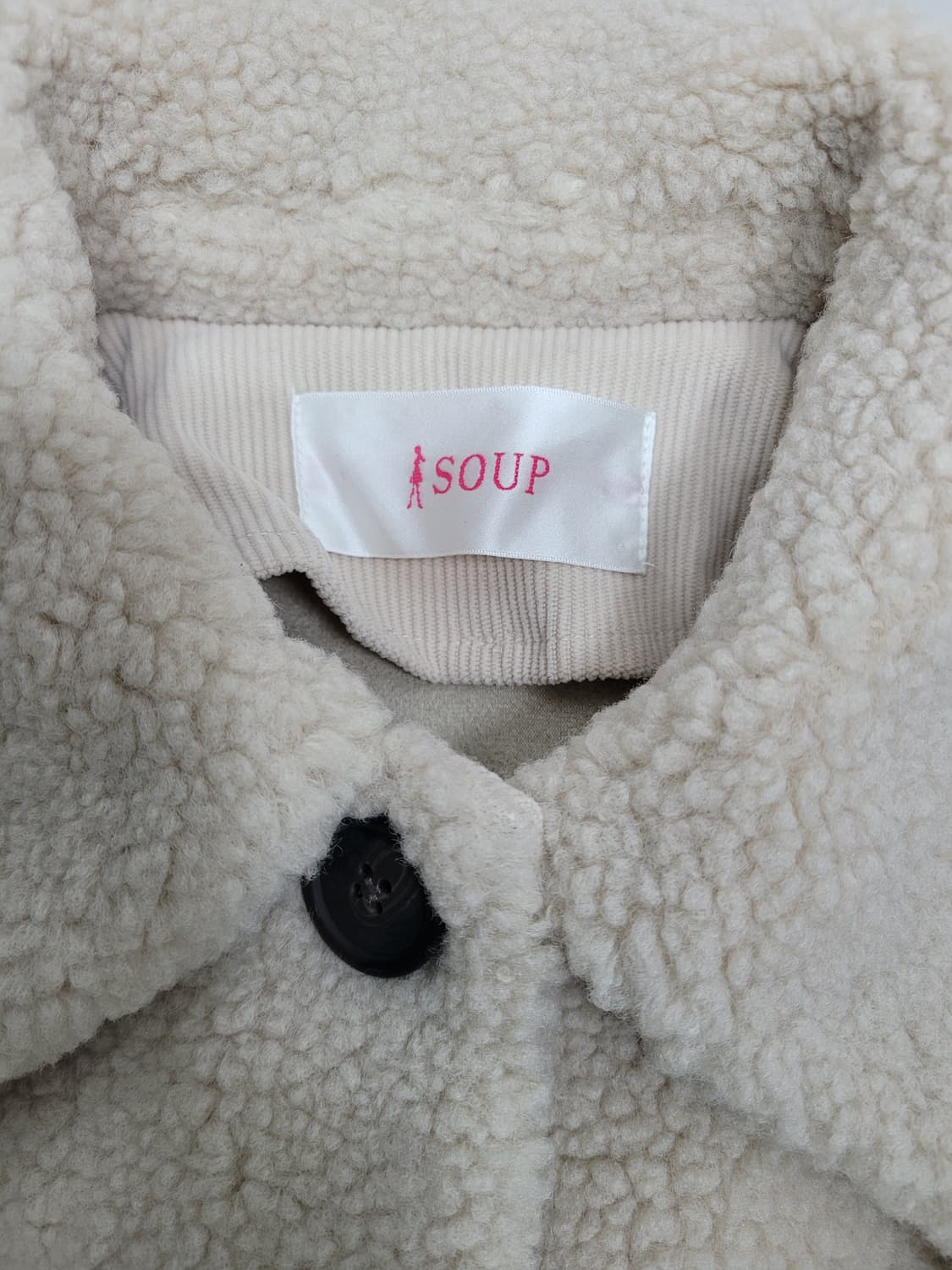 SOUP 숲 스탠카라 덤블 재킷 / 여 55 아이보리 상품이미지8