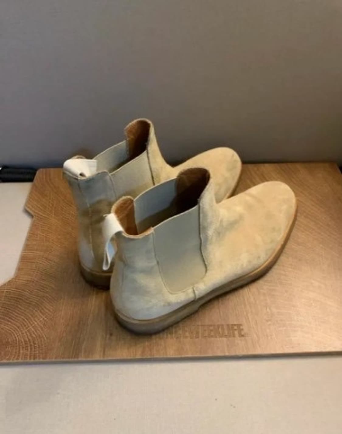 커먼프로젝트 스웨이드 첼시부츠 탄컬러 40 상품이미지4