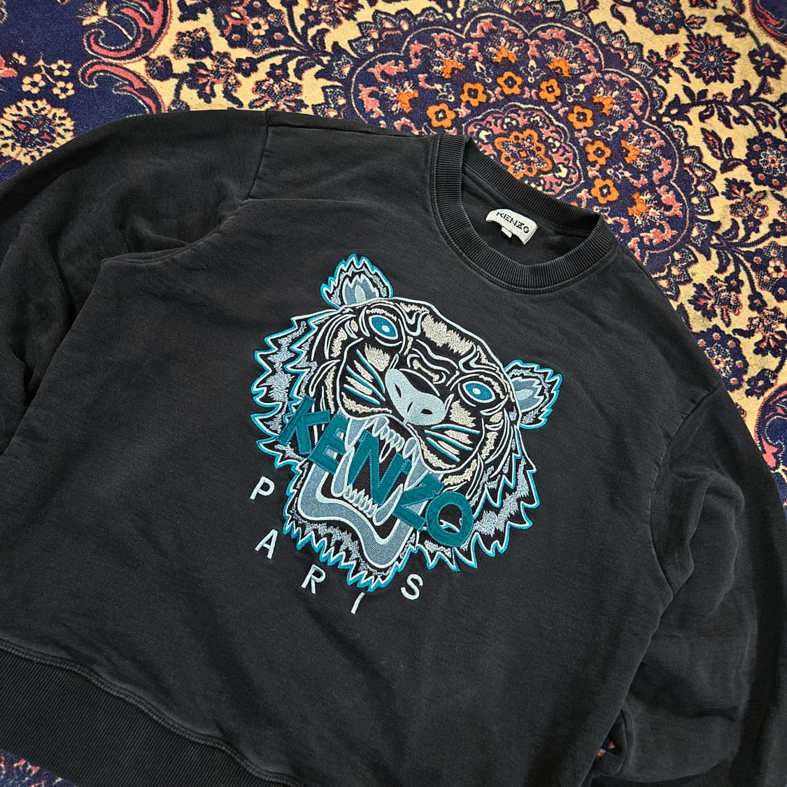 (매장택) 겐조(KENZO) 20ss 시그니쳐 빅 자수 맨투맨 L 상품이미지3