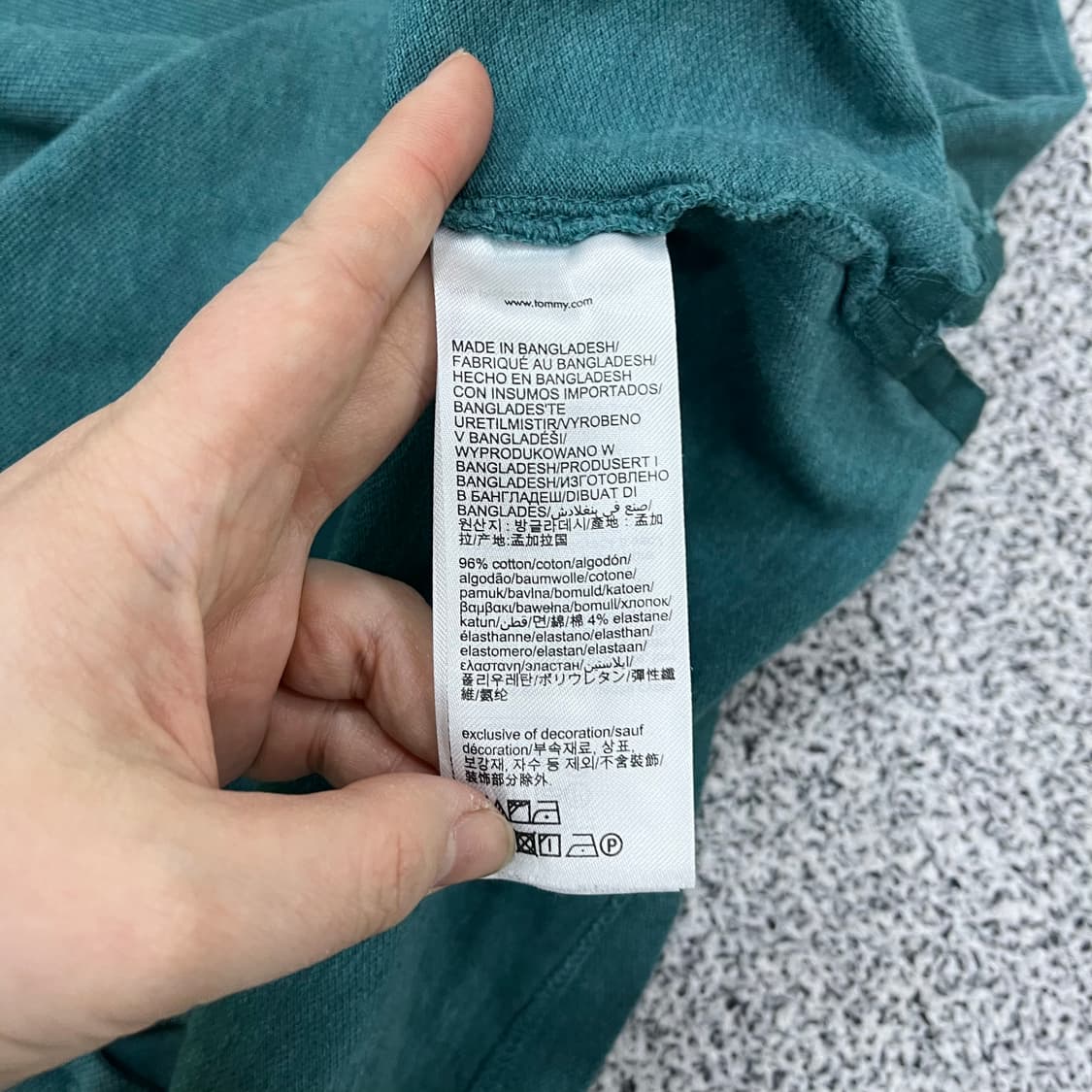 S 타미힐피거 반팔 카라 티셔츠 0410M 상품이미지3