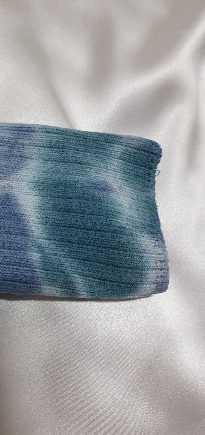 다크그린 아리즈 에리즈  물나염 타이 다이 롱 삭스 무릎양말 긴양말 상품이미지4