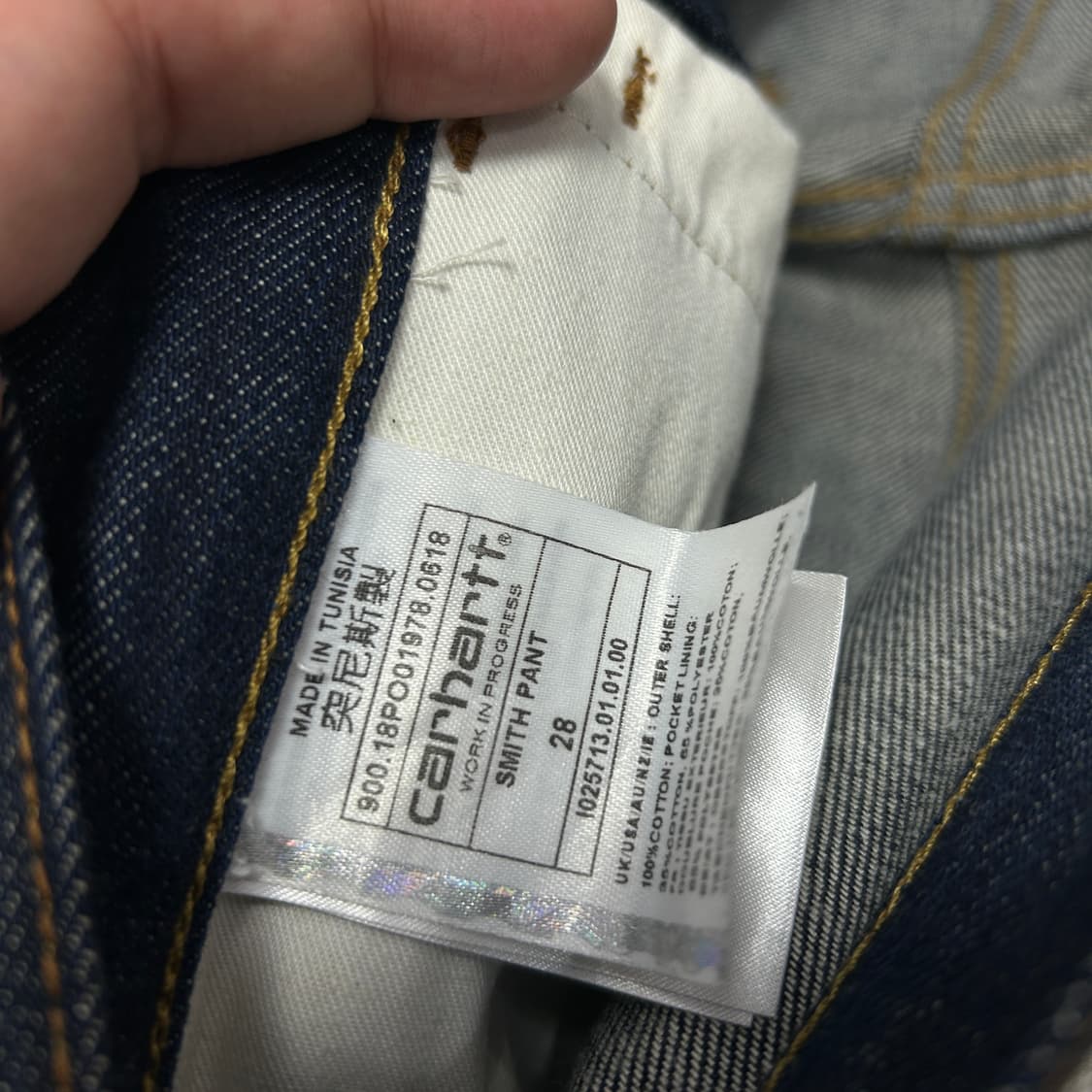 칼하트 스미스 생지데님(28) 상품이미지5