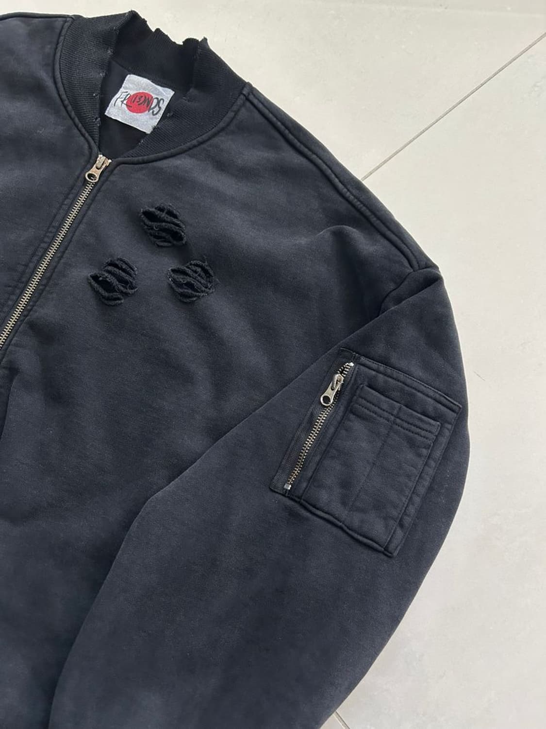 SWEAT BONE BOMBER JACKET 스웨트본 봄버 재킷 상품이미지7