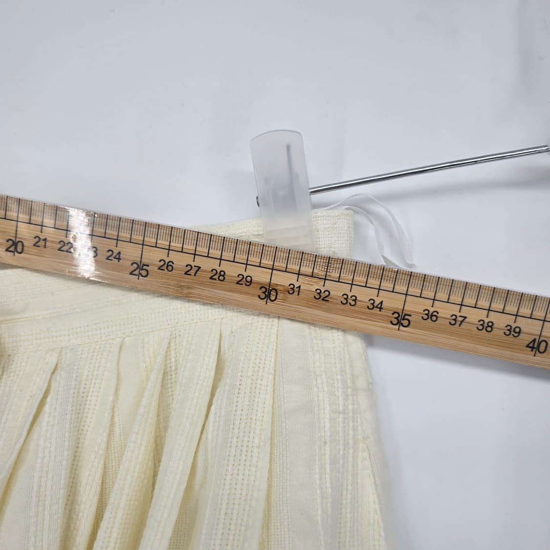 MEICO 레이스 롱 스커트 버튼 빈티지 스커트 아이보리 여성 스커트 상품이미지6