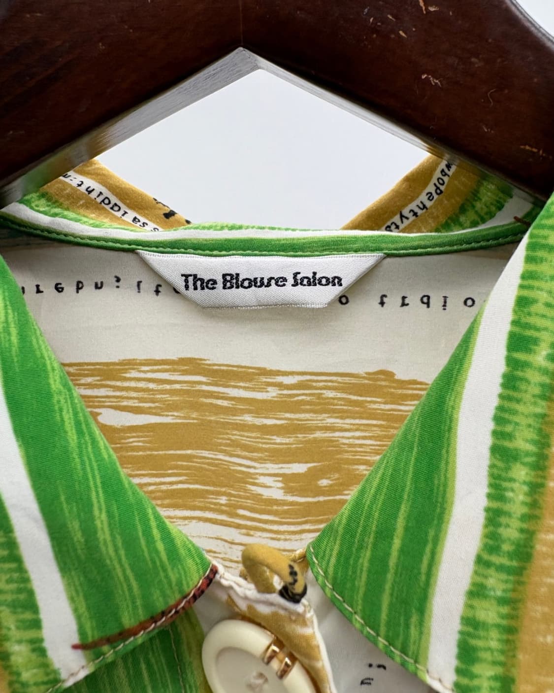 🧥 [The Blouse Salon] 플라워 아트 프린팅 빈티지 셔츠  상품이미지3