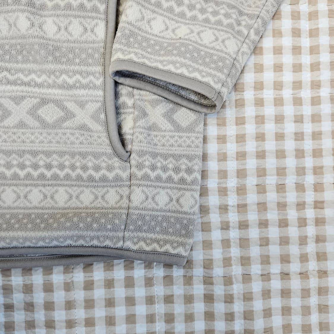 유니클로 얇은 후리스 집업자켓 남자100 상품이미지4