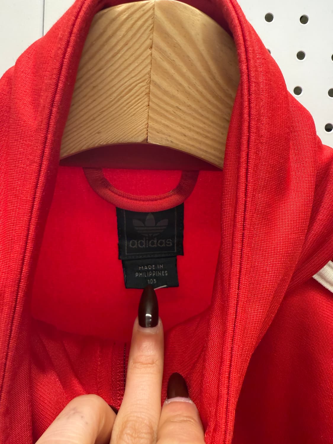 아디다스 파이어버드 트랙탑 레드 U1482 상품이미지5