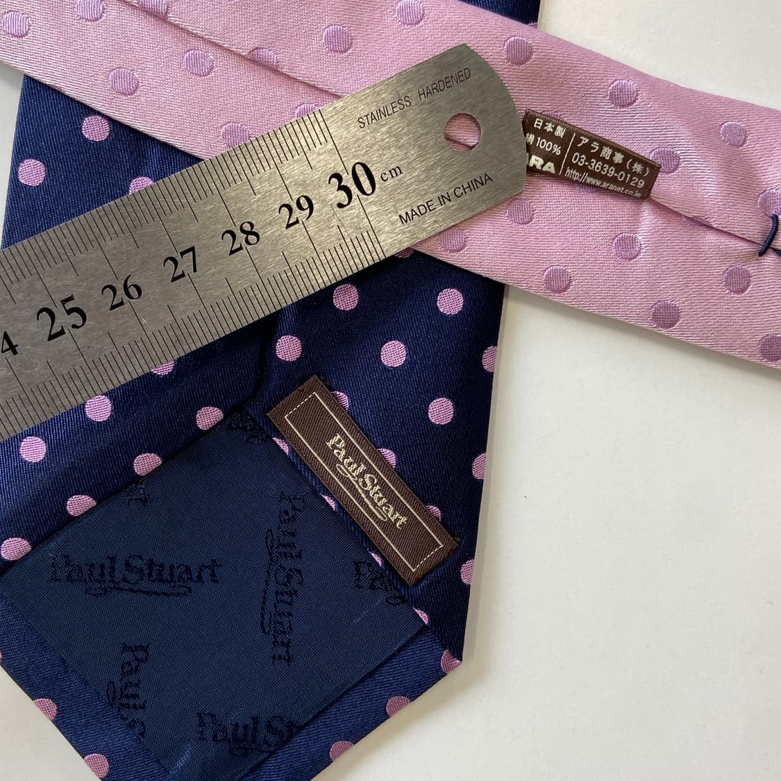폴스튜어트 (Paul Stuart) 정품 명품넥타이 8.7cm 상품이미지5