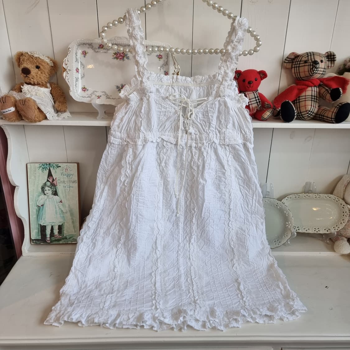 리즈리사 LIZ LISA 화이트 프릴 레이스 캐미솔 상품이미지4