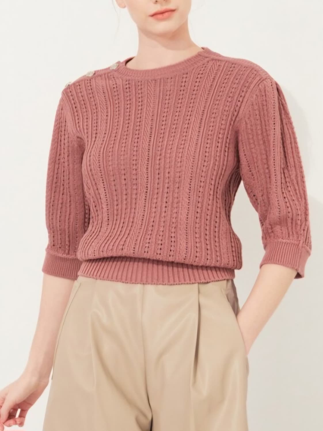 TIME 타임 여성 니트 상의 상품이미지5