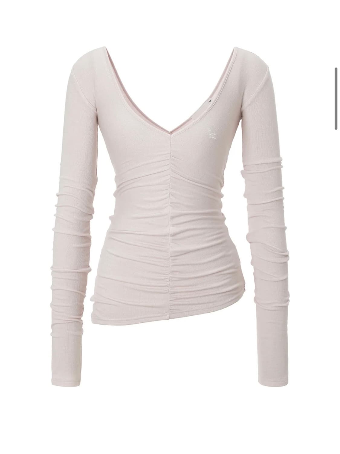 쓰리타임즈 허쉬 슬림 탑 핑크 s 상품이미지1