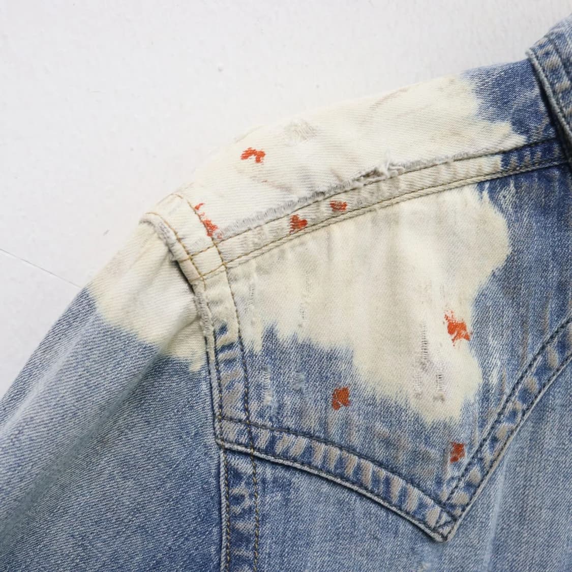 디젤 데미지 디테일 데님 셔츠 63663 상품이미지5