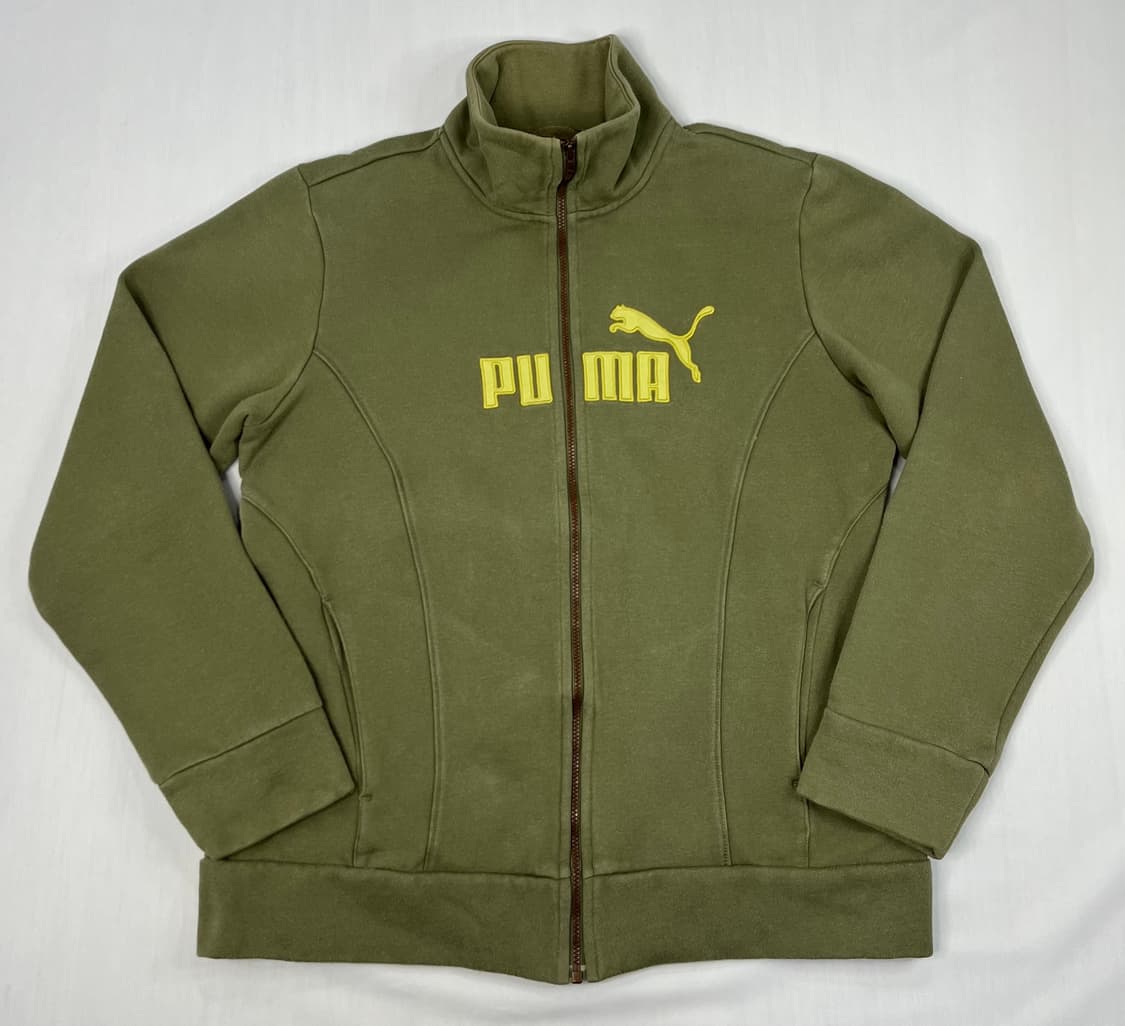 푸마 올리브색 집업 자켓 상품이미지1