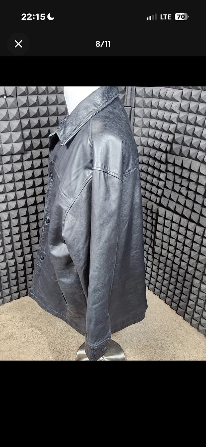 XL) 올드 갭 gap 레더 카코트 자켓 상품이미지8