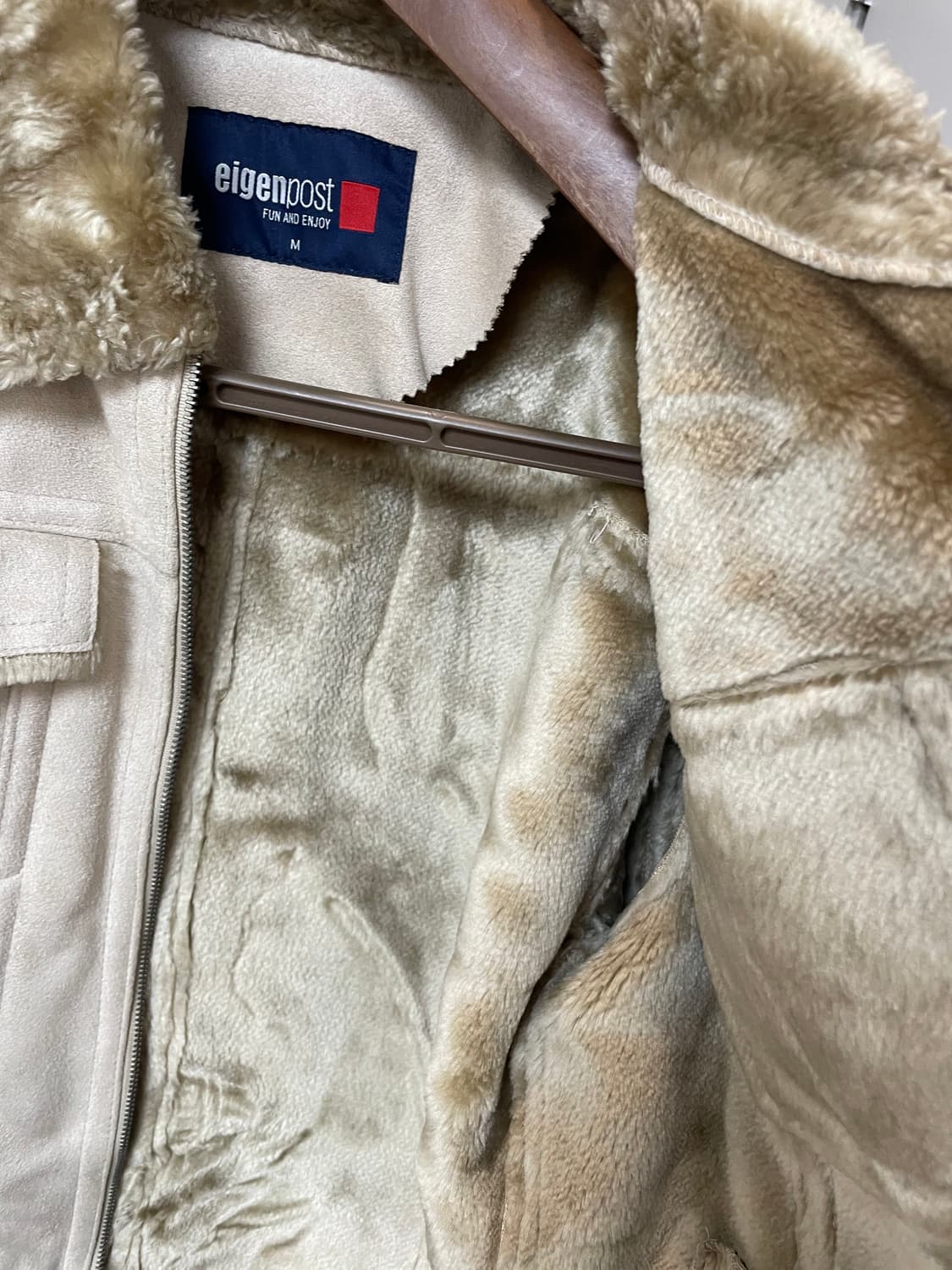 (M) eigenpost 투포켓 쉐르파 트러커 자켓 상품이미지5