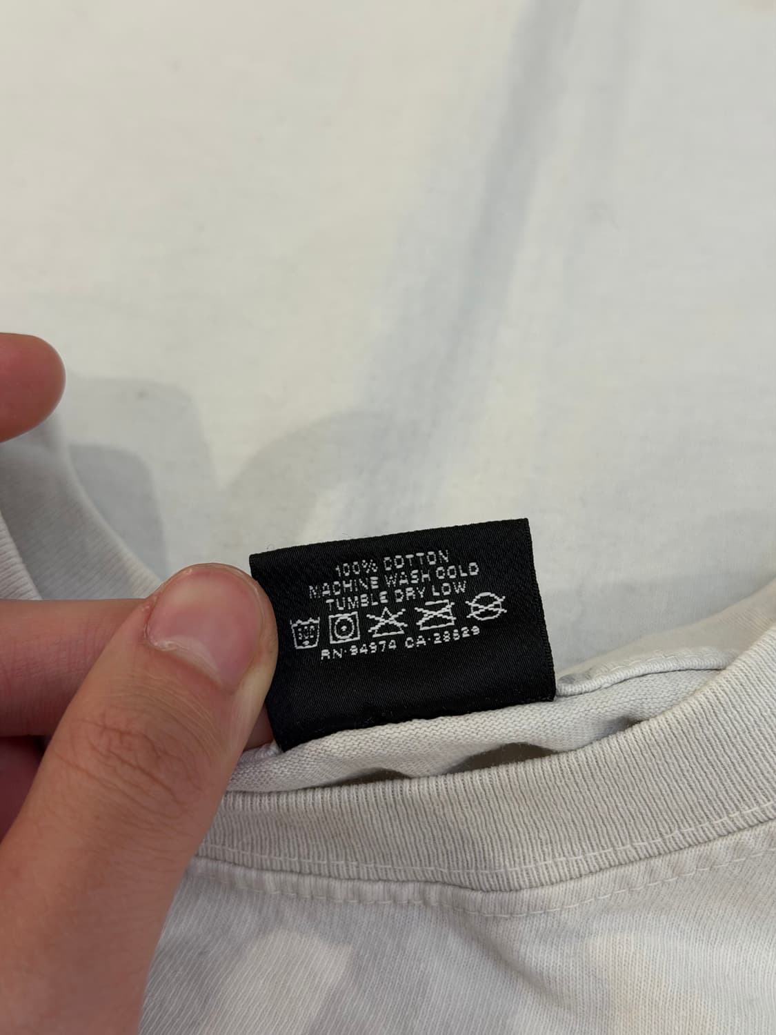 스투시 포지티브 바이브레이션 롱슬리브 티셔츠 화이트 상품이미지6